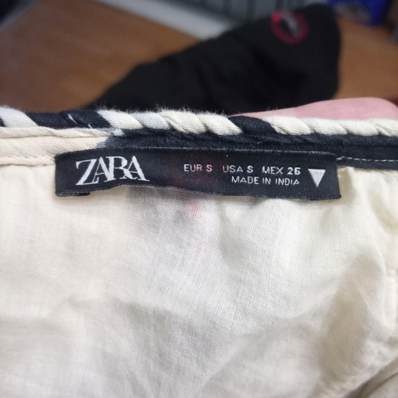 Zara Black and White Spaghetti Strap Sundress - Picture 2 of 3